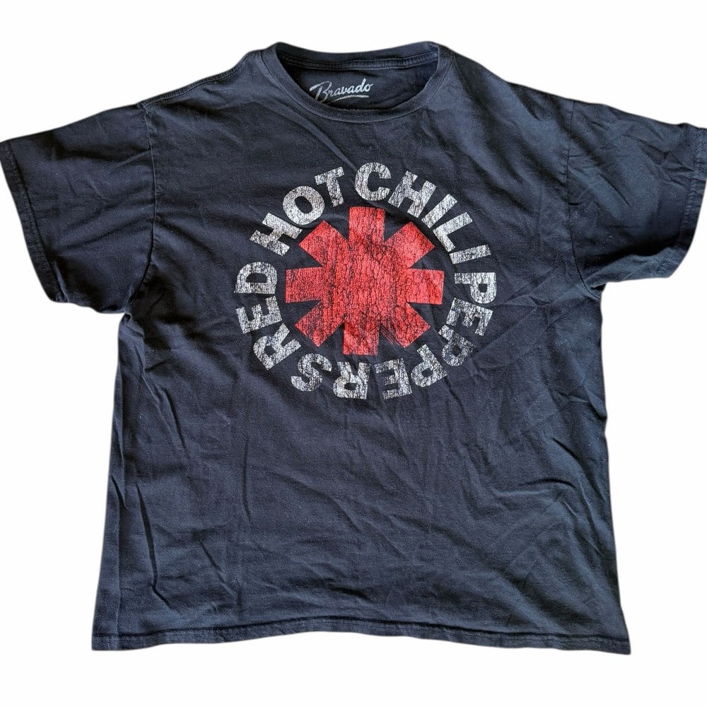 Red Hot Chili Peppers Music Merch by Bravado Black Small Rock Band T Shirt